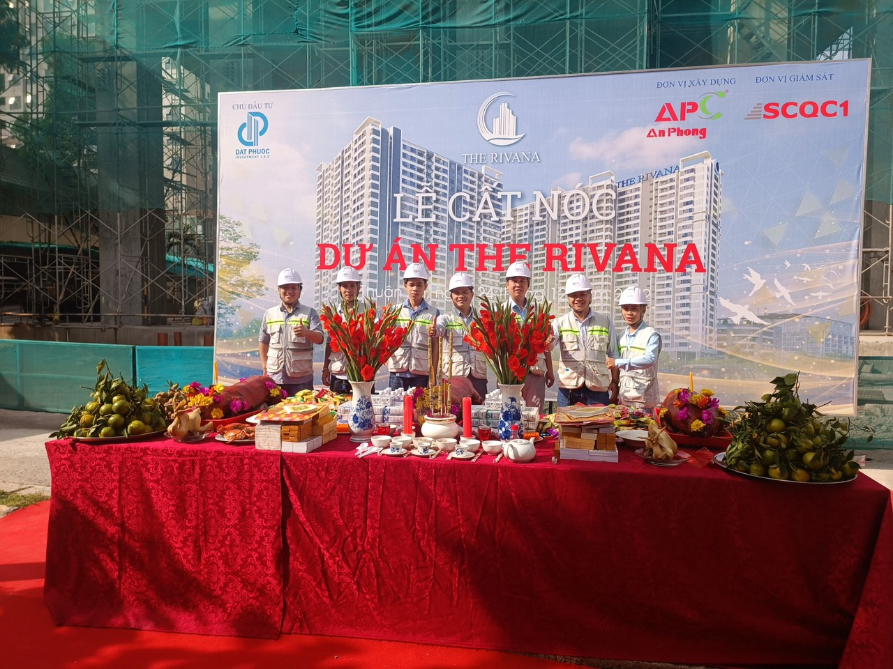 Lễ cất nóc dự án The Rivana Bình Dương